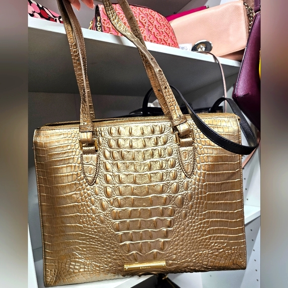 Brahmin Handbags - NWOT gold brahmin
